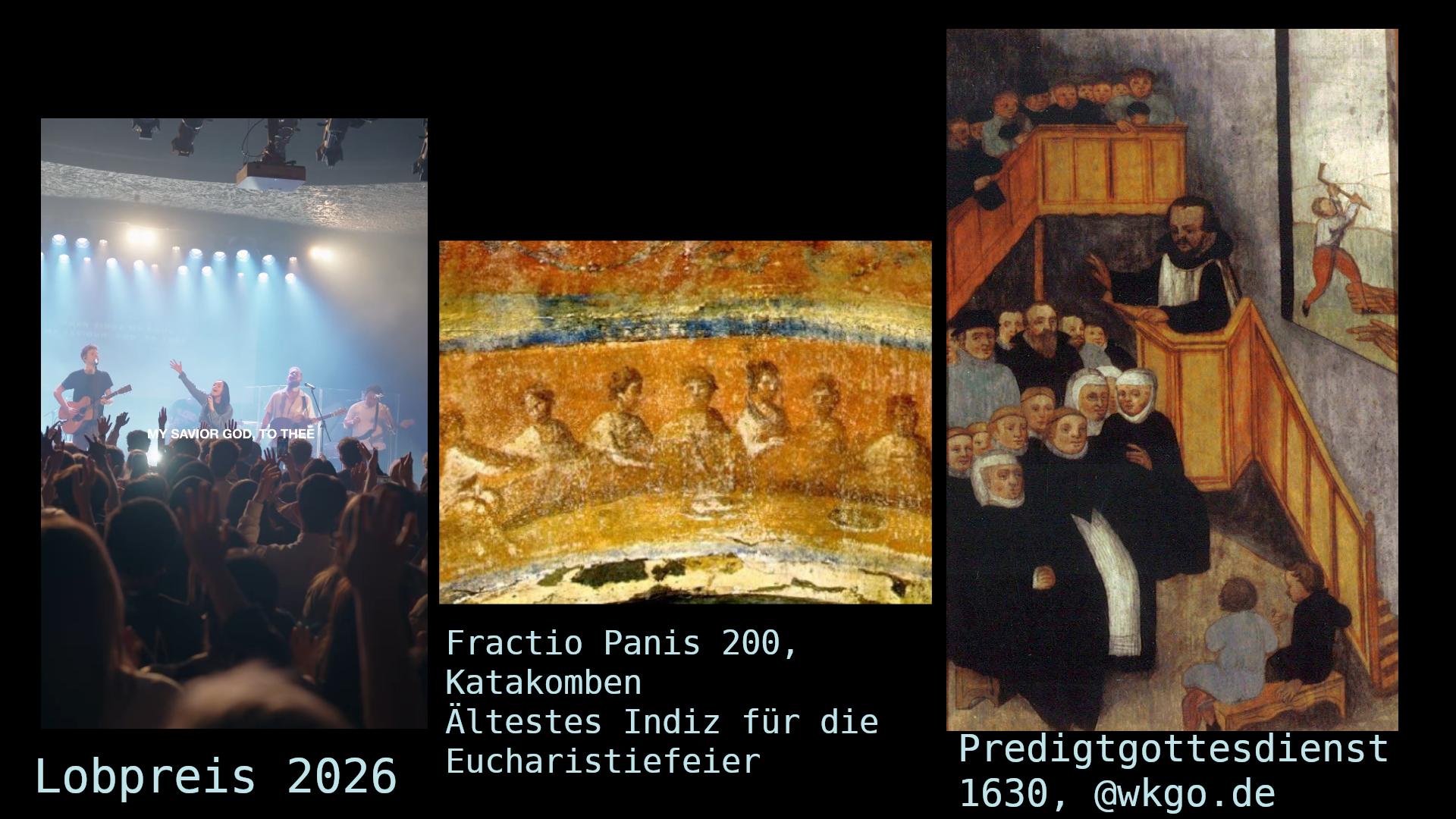 Formen der Anbetung - Eucharistie